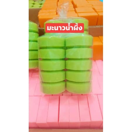 สบู่กลูต้ามะนาว แพ็ค 10 ก้อน ก้อนกลม รูปที่ 3