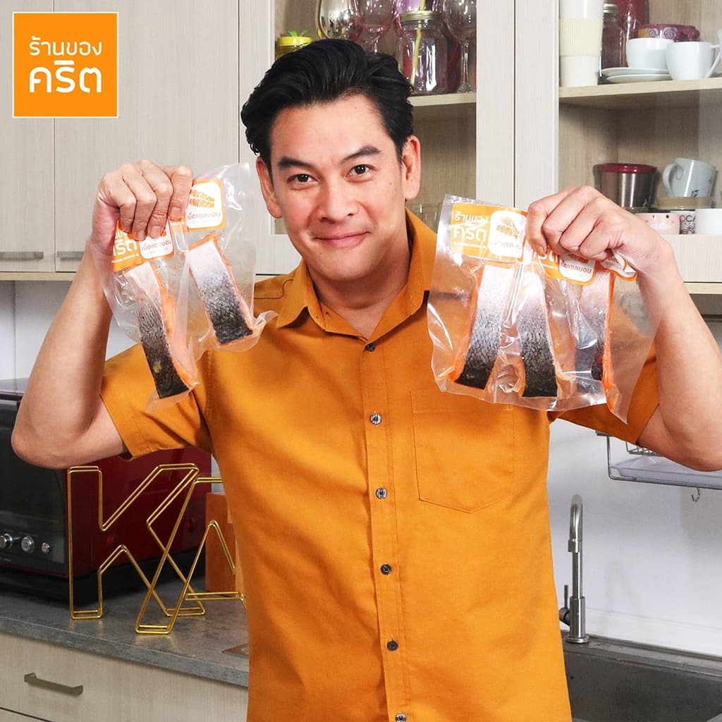 DUO2 เนื้อแซลมอน นอร์เวย์ ไร้ก้าง 5 ชิ้น + เนื้อวัวออส Grain Fed 270 วัน 1 ชิ้น - ร้านของคริต ชาคริต แย้มนาม - แซลมอน รูปที่ 2