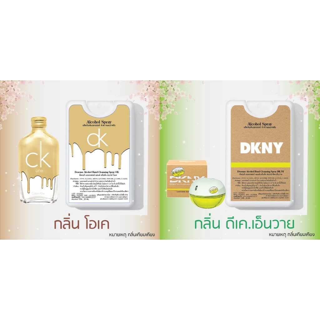 โปร 6.6สเปรย์แอลกอฮอล์ พกพา กลิ่นน้ำหอม กลิ่นหอม แบรนด์ สเปรย์การ์ด ขนาด20ml แอลกอฮอล์75% พกพาง่าย ส่งด่วน รูปที่ 8