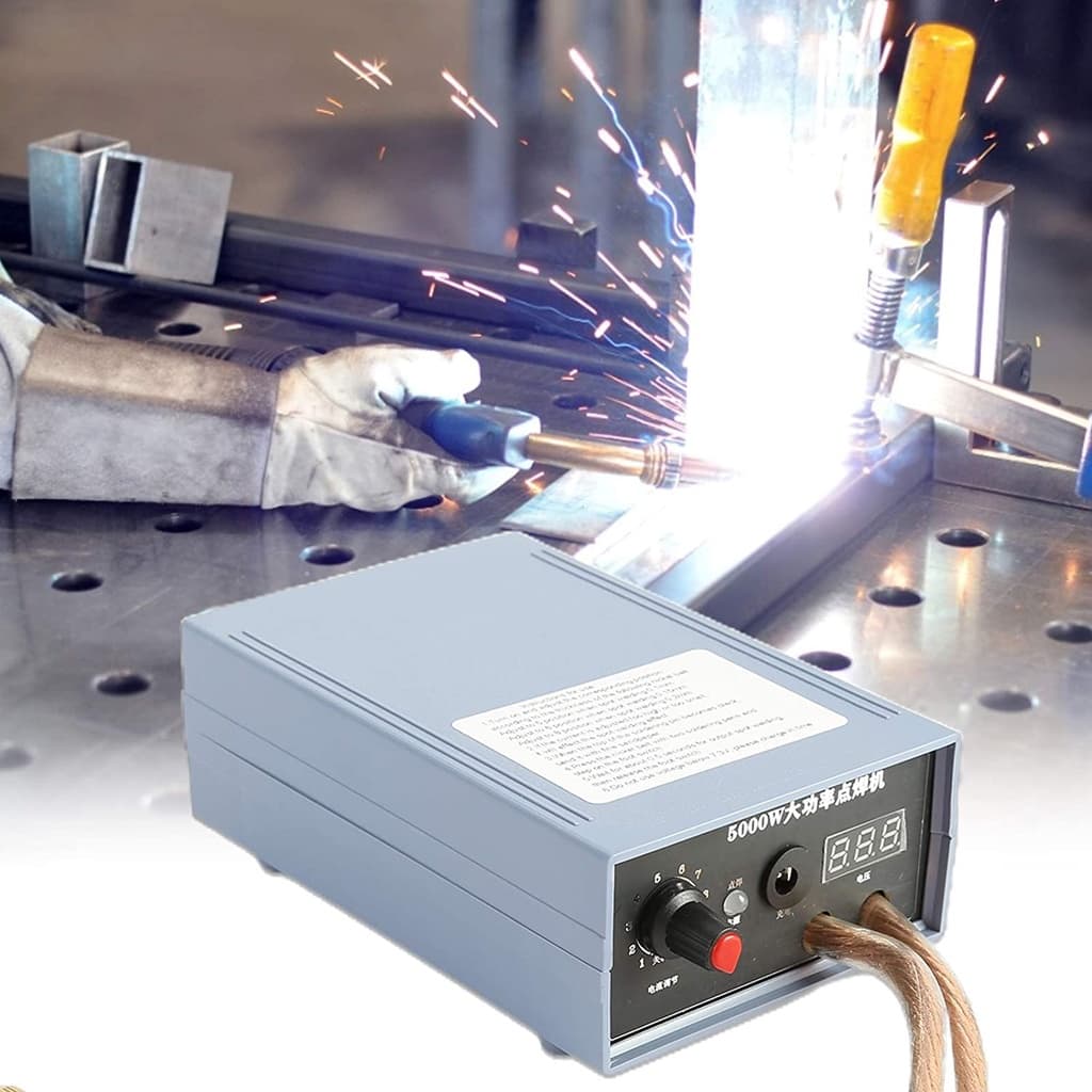 Spot welder เครื่องเชื่อม8000W/5000W mini เย็บปากกา DIYชุด18650 แบตเตอรี่แบบพกพาเครื่องมือเชื่อมเชื่อม 0.15/0.20 นิกเก รูปที่ 4