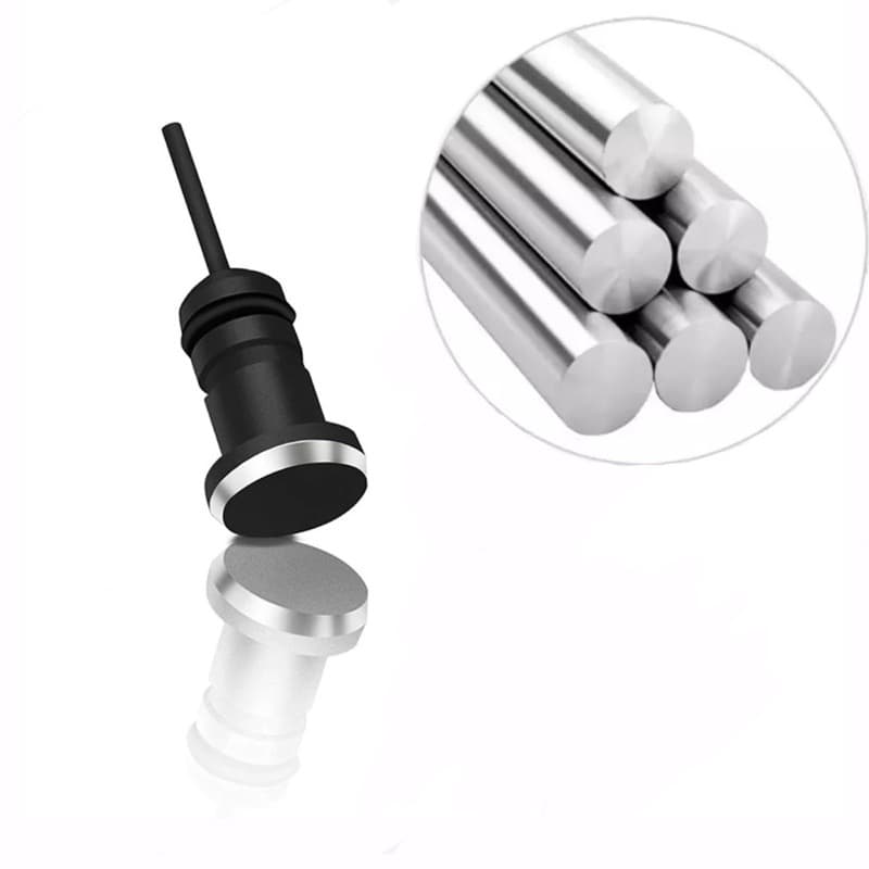 จุกกันฝุ่นหูฟังโทรศัพท์มือถือ แจ็ครูหูฟัง3.5มม. Android headphones Jack Dustproof Plug Aluminum alloy Earphone รูปที่ 6