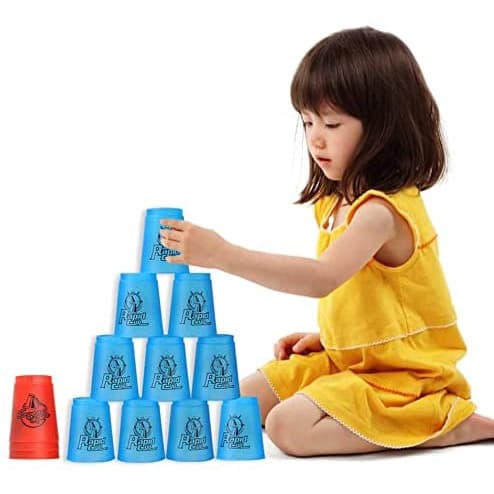 CloudBabyStack Cup แก้วสแต็ค Stack Magic Flying Cup ชุดละ12ใบ ของเล่นเสริมพัฒนาการ รูปที่ 5
