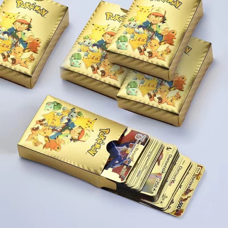 Pokemon Cards 55ชิ้น การ์ดโปเกม่อน โปเกม่อน รุ่นภาษาอังกฤษ การ์ดฝึกเล่นปิกาจู รูปที่ 6