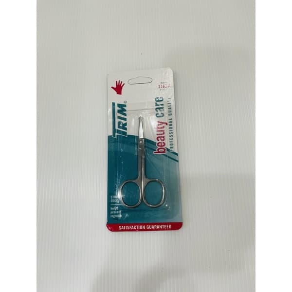 Trim Nose Hair Scissors กรรไกรตัดขนจมูก ปลายกลมกันบาด ปลายแหลม สแตนเลส ยี่ห้อ TRIM ทริม ราคาส่ง ราคา ต่อตัว รูปที่ 7