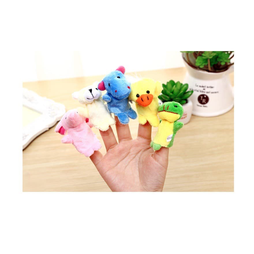 ตุ๊กตาใส่นิ้ว ตุ๊กตาเล่นสมมุติบทบาท ตัวจิ๋ว ชุด10ตัว สำหรับเล่นสมมุติบทบาทกับเด็กเล็ก รูปที่ 3