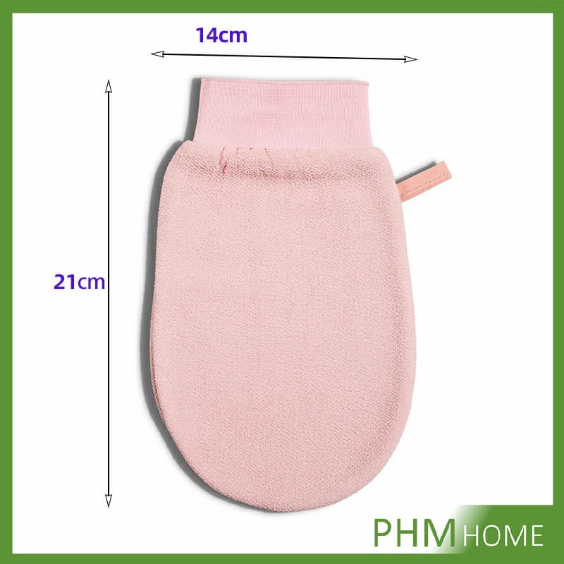 ถุงมืออาบน้ำอุปกรณ์อาบน้ำ อาบน้ำ ผลัดเซลล์ผิวที่ตายแล้ว bath gloves รูปที่ 6