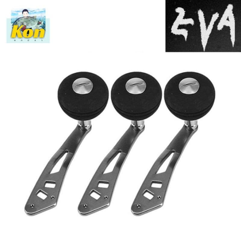 แขนจิ๊กอลู น๊อป EVA ขนาด 90มม. ใส่ Daiwa ABU สำหรับงาน Jiging ตกปลา มี2สี แขนเงิน แขนสีดำ รูปที่ 1