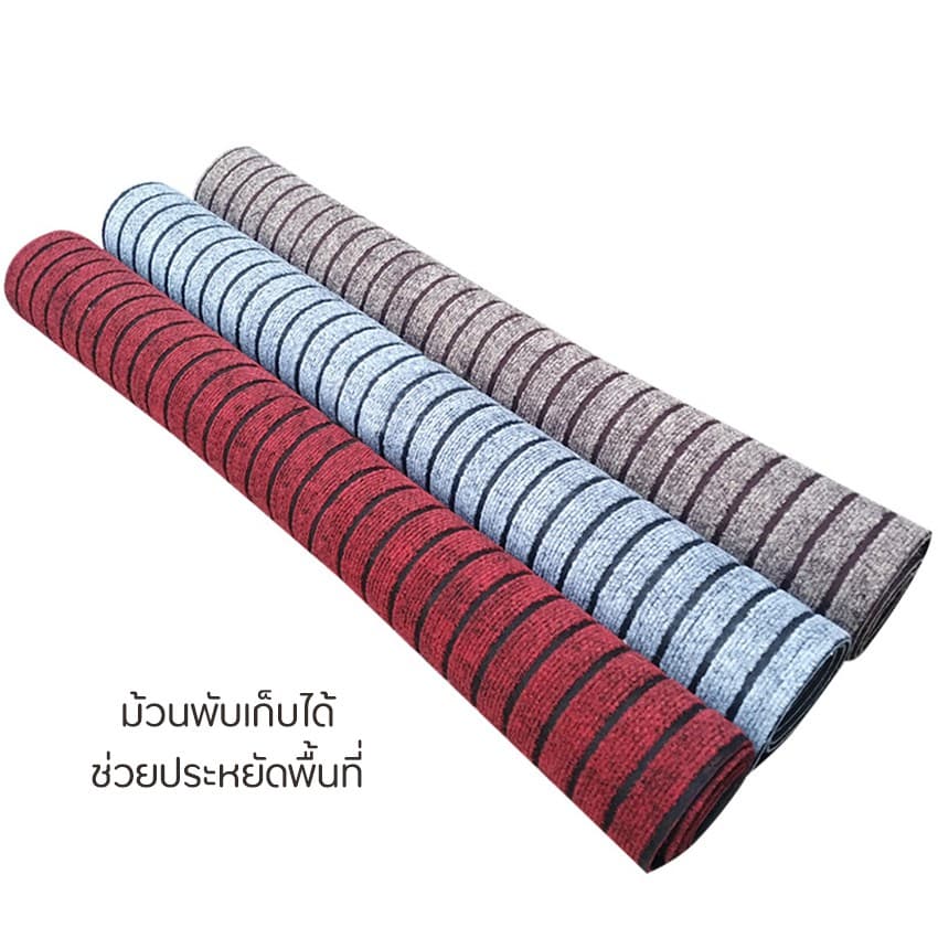 KinGrace-พรมปูพื้น พรมไนล่อน พรมดักฝุ่น PVC กันลื่น จากไทย รุ่น XD-T6 รูปที่ 3