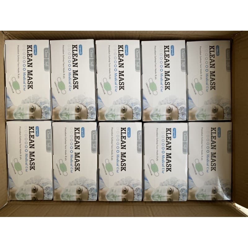หน้ากากอนามัย ASTM Level3 Klean mask 3ชั้น50ชิ้นต่อกล่อง เกรดการแพทย์ ใช้ในโรงพยาบาล รูปที่ 4