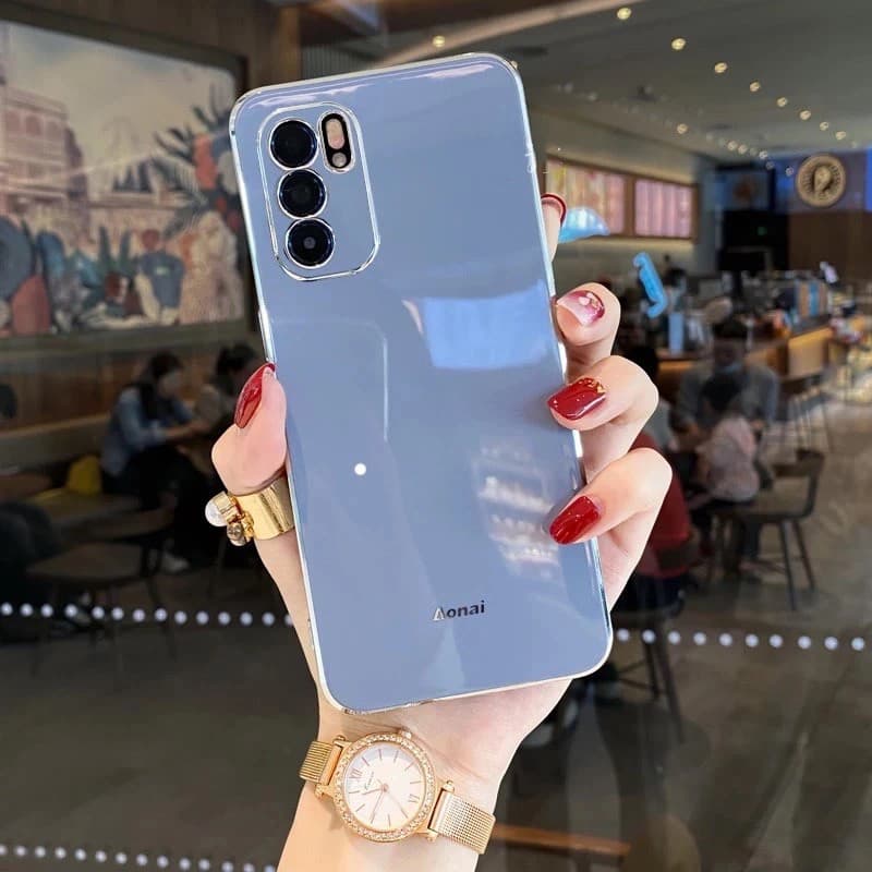 เคส OPPO Reno5 5G Reno 5 Pro 5G Reno6 5G A94 4G RENO 4 4G RENO 3 A74 5G A54 4Gelectroplate case soft Reno5 Reno5Pro เคสโทรศัพท์เคลือบด้วยไฟฟ้า รูปที่ 7