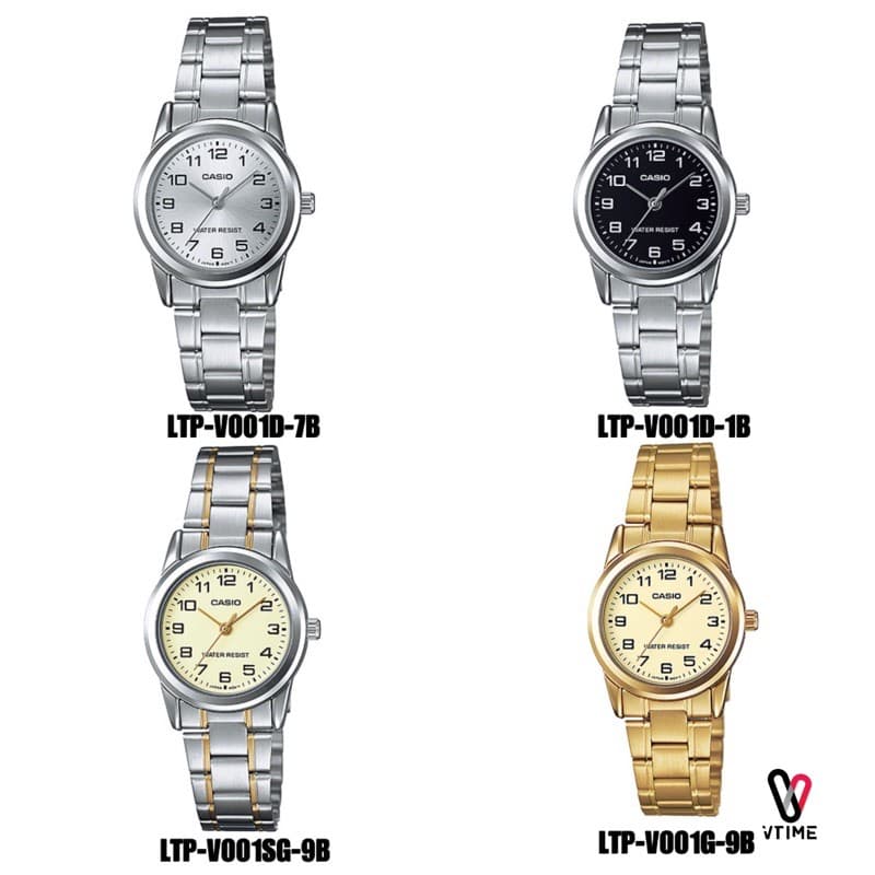 CASIO STANDARD สำหรับผู้หญิง รุ่น LTP-V001D | LTP-V001G | LTP-V001SG รูปที่ 1