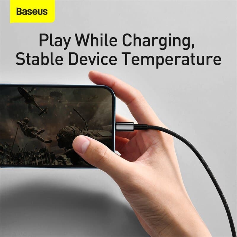 ถูก/แท้Baseus สายชาร์จ LN สายถัก Fast Charging 2.4A รูปที่ 5