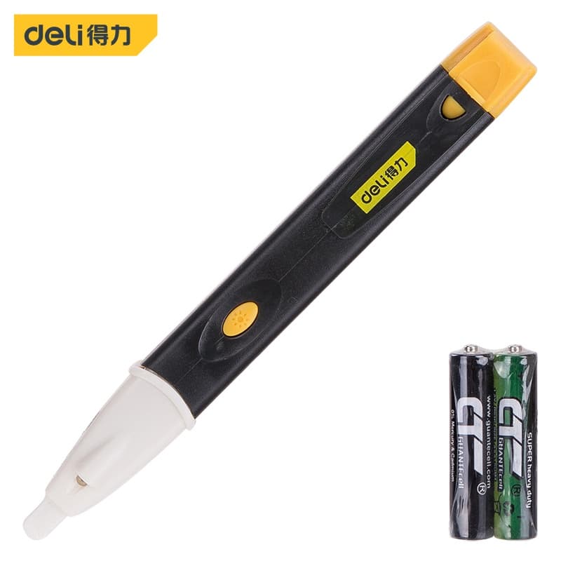 Deli ปากกาวัดไฟ ปากกาเช็คไฟ ปากกาทดสอบไฟฟ้า 1000V แบบไม่สัมผัส Non-Contact มีเสียงแจ้งเตือน Voltage Tester รูปที่ 6