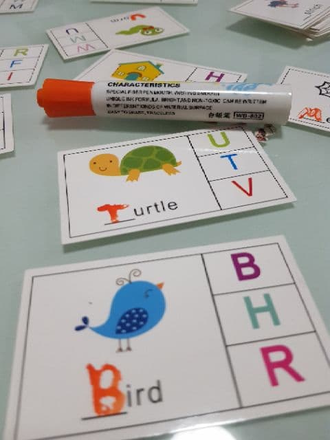 การ์ดกิจกรรม Phonics Beginning Letter Sound แฟรชการ์ด รูปที่ 2