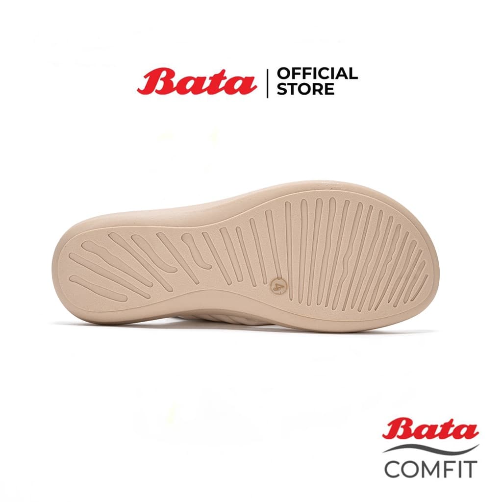 Bata บาจา รองเท้าแตะเพื่อสุขภาพ รองรับน้ำหนักเท้าได้ดี สูง 1 นิ้ว สำหรับผู้หญิง รุ่น Talon สีครีม 6611634 รูปที่ 6