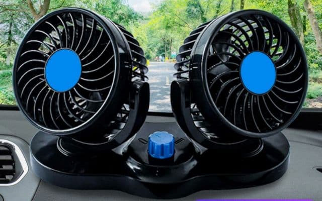 พัดลม ติดรถยนต์ องศารุ่น​12V/24 V 4.5/ 5 /5.5/6.5นิ้ว​ รูปที่ 6