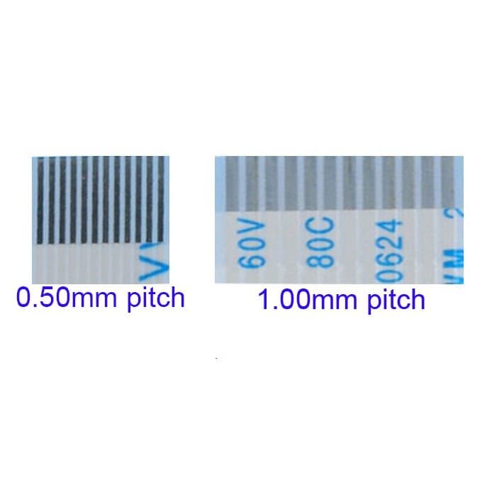 สายแพ 20 22 23 24 25 26 27 28 30 pin 1.00mm pitch ffc cable AWM 20624 80C 60V ชนิด A รูปที่ 3
