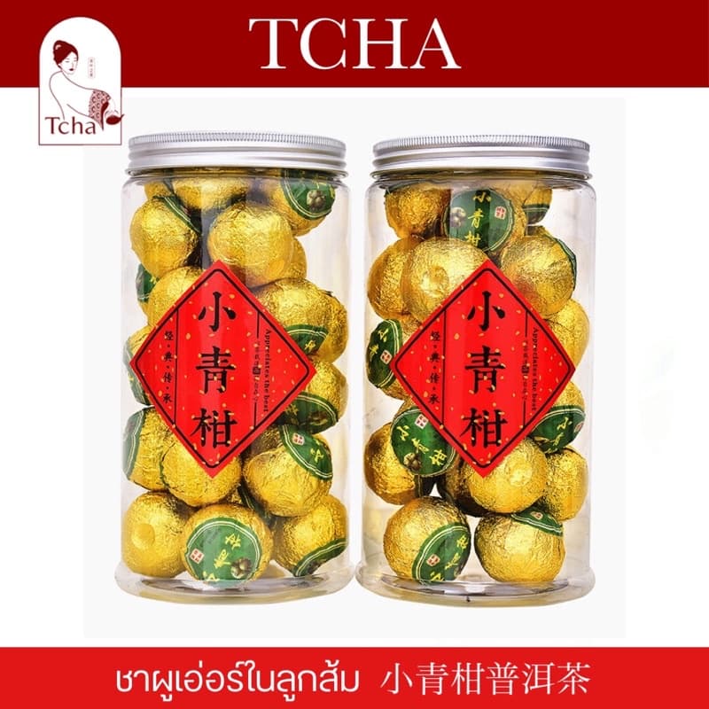 TCHA | ชาผูเอ่อร์/ชาผู่เอ๋อร์ในลูกส้ม 小青柑普洱茶 รูปที่ 1