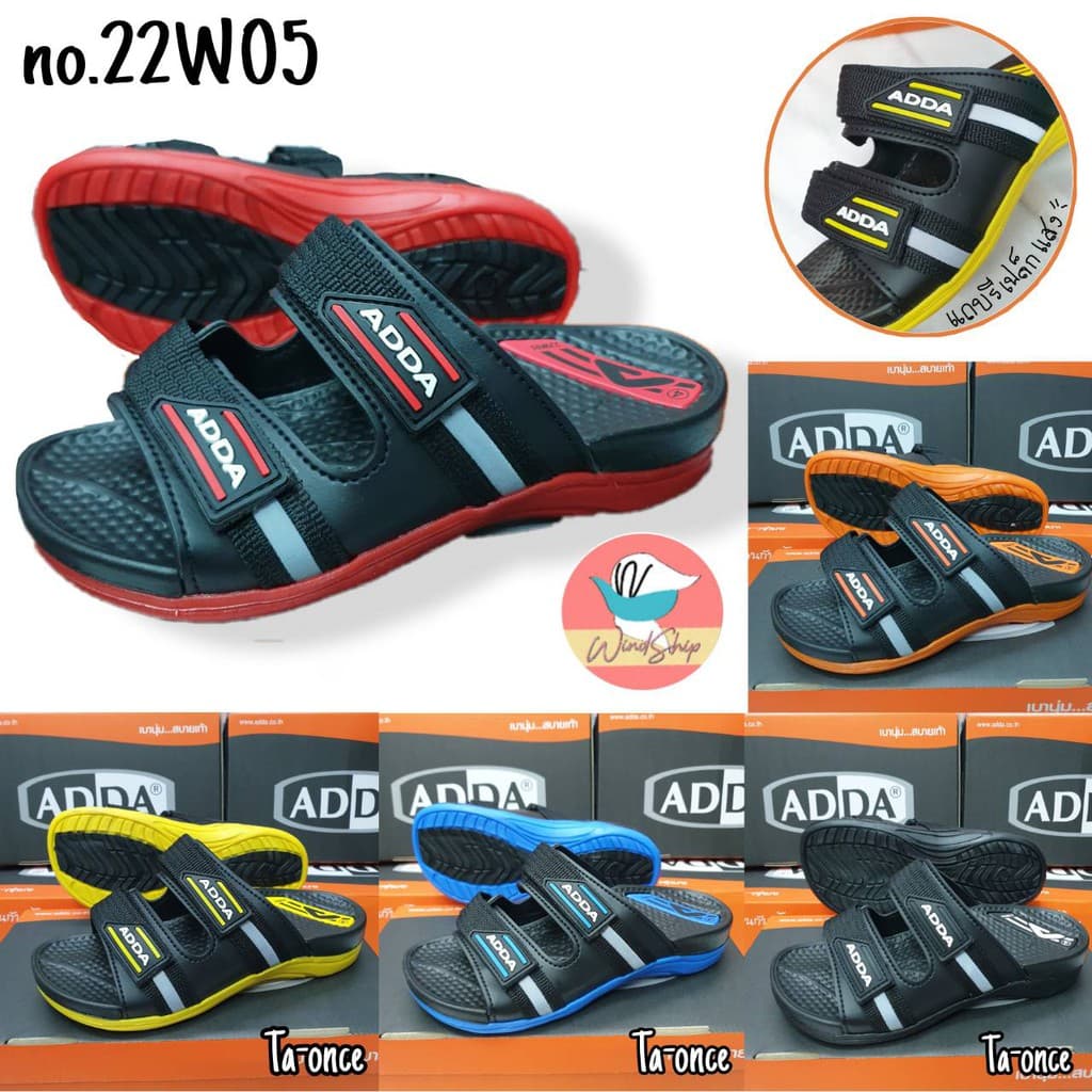 ADDA รองเท้าแตะ สวมแอ๊ดด้ารุ่น 22W05 ตัวใหม่ 2021 มี 5 สี รูปที่ 1