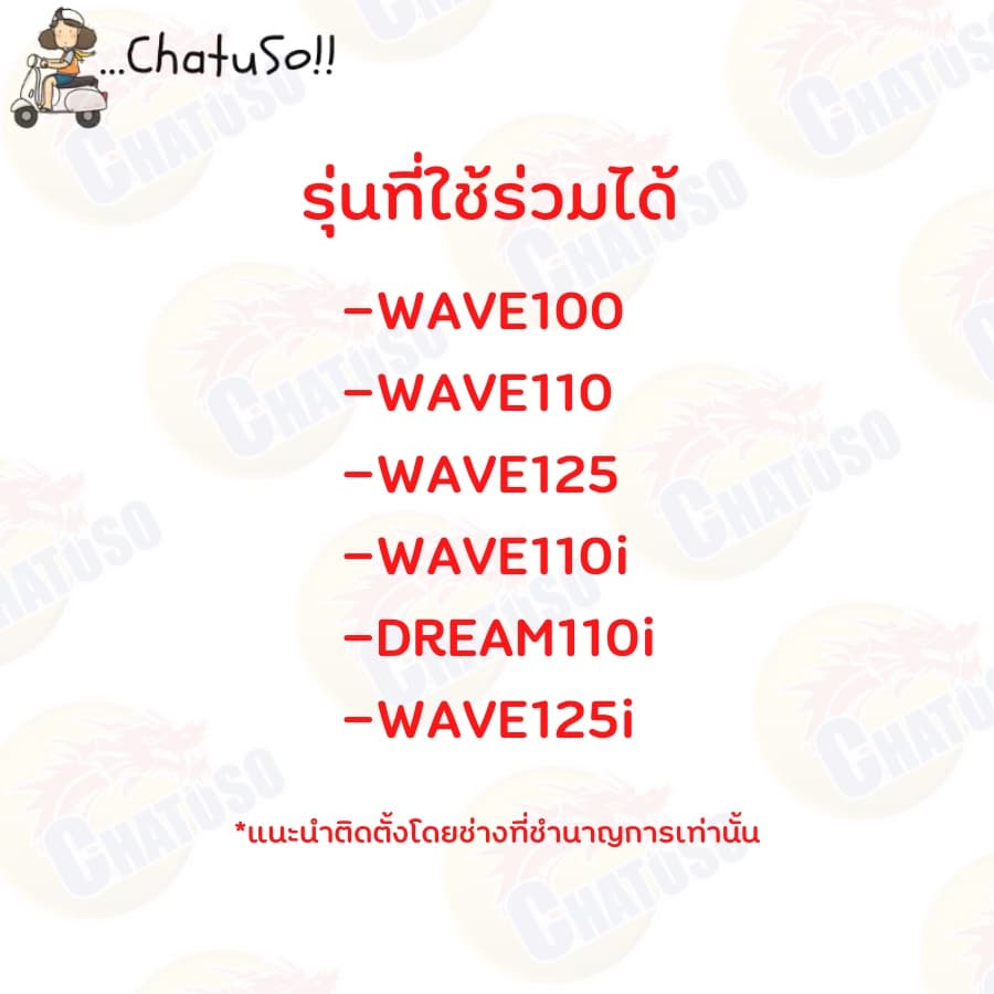 กระปุกไมล์ เฟืองไมล์ WAVE100/WAVE110/WAVE125/ DREAM สุด รูปที่ 3