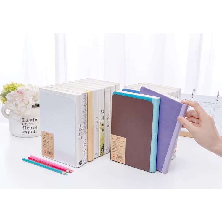 ฉากกั้นหนังสือ ที่กั้นหนังสือ ชั้นวางหนังสือ 1คู่ 2ชิ้น 14x15x21cm ที่คั่นหนังสือ ที่กั้นหนังสือโลหะ รูปที่ 7
