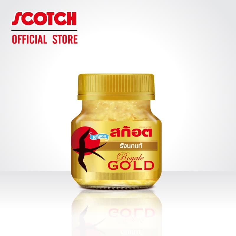 Scotch สก๊อต กิ๊ฟบ็อกซ์ รังนกแท้ รอเยลโกลด์ น้ำตาล0% 40 มล 9 ขวด ของขวัญปีใหม่ รูปที่ 6