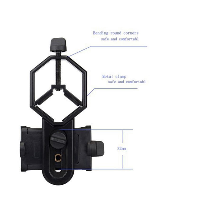 Universal Adapter Mount กล้องส่องทางไกลกล้องโทรทรรศน์สนับสนุนสายตายาวD:25-48มิลลิเมตรสำหรับกล้องโทรทรรศน์ Spotting Scope รูปที่ 9