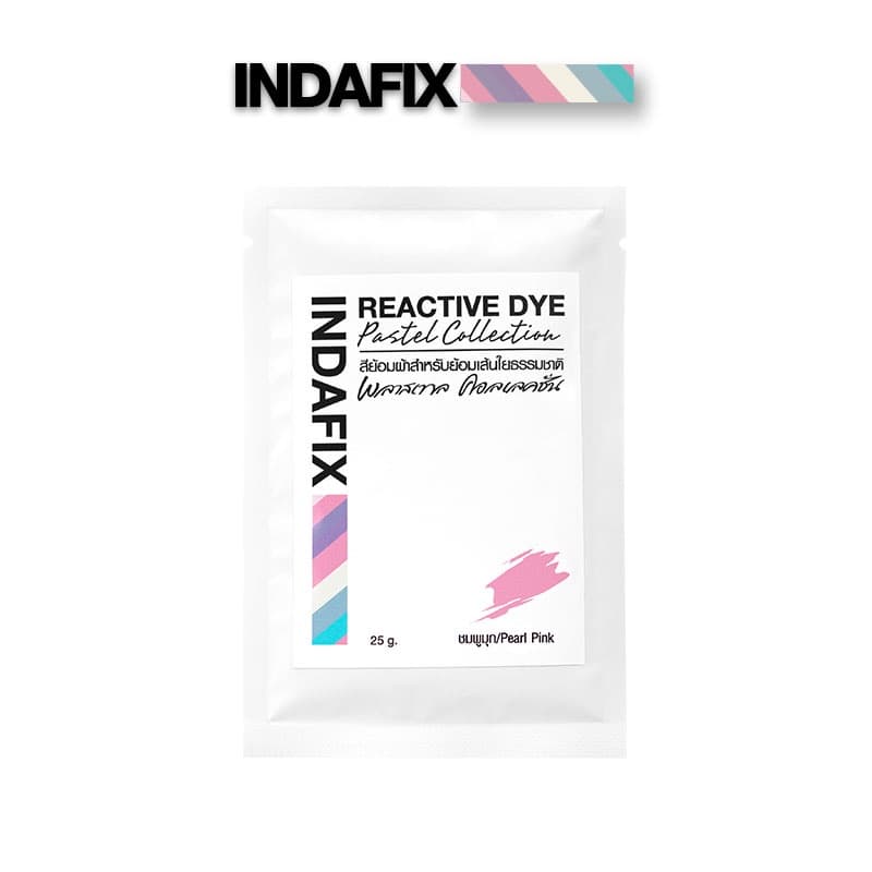 สีย้อมผ้า ยี่ห้อ INDAFIX Pastel Collection ขนาด 25 กรัม รูปที่ 2