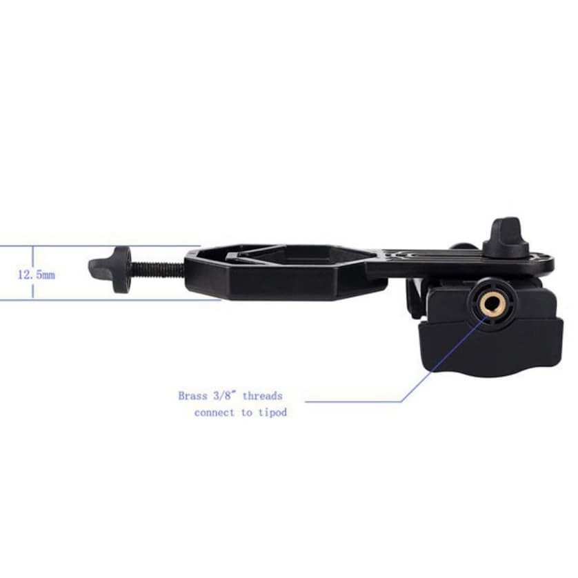 Universal Adapter Mount กล้องส่องทางไกลกล้องโทรทรรศน์สนับสนุนสายตายาวD:25-48มิลลิเมตรสำหรับกล้องโทรทรรศน์ Spotting Scope รูปที่ 8