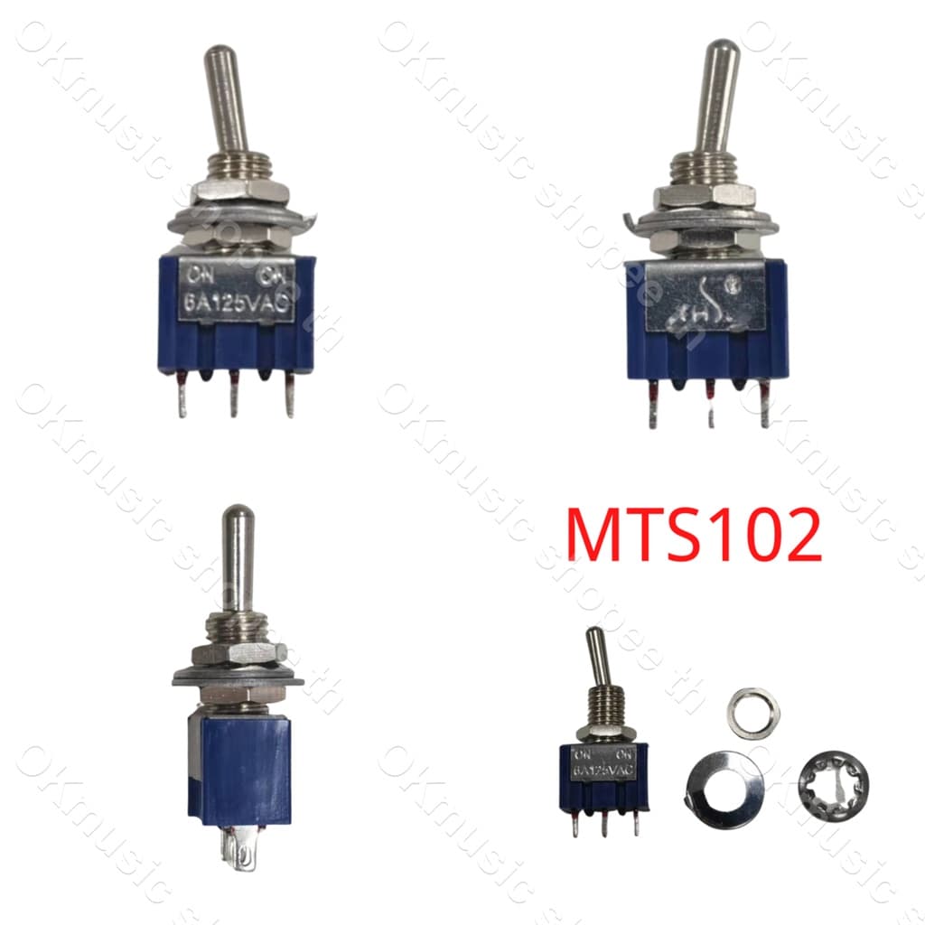 1 ชิ้น สวิทช์สลับ สีส้ม e-ten1021 2-pin on-off 15A 250V / สวิตซ์ mts - 102 spdt 6A 125VAC/3Aa 250VAC รูปที่ 7