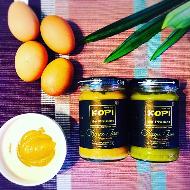 สังขยาไข่ 300 กรัม Kaya Jam ภูเก็ตดั้งเดิม แท้100% ไม่ผสมแป้ง ทาขนมปังปิ้งอร่อยสุดๆ รสสังขยาไข่ภูเก็ต รูปที่ 5