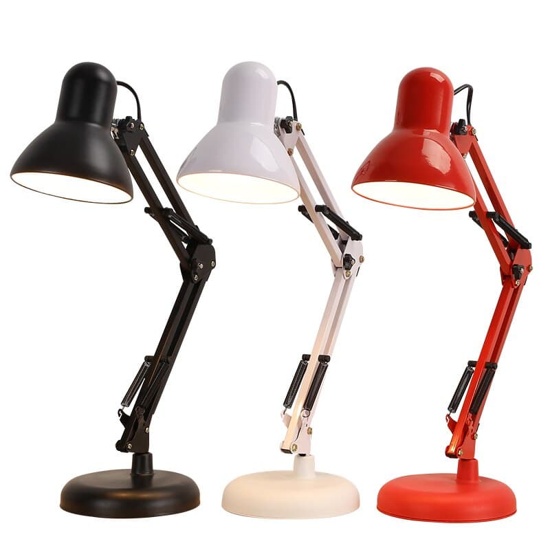 Table lamp - โคมไฟ โคมไฟตั้งโต๊ะ อ่านหนังสือ แบบตั้งพื้นพับเก็บได้ ใช้กับหลอดไฟขั้ว E27 มีให้เลือก3สี รูปที่ 8