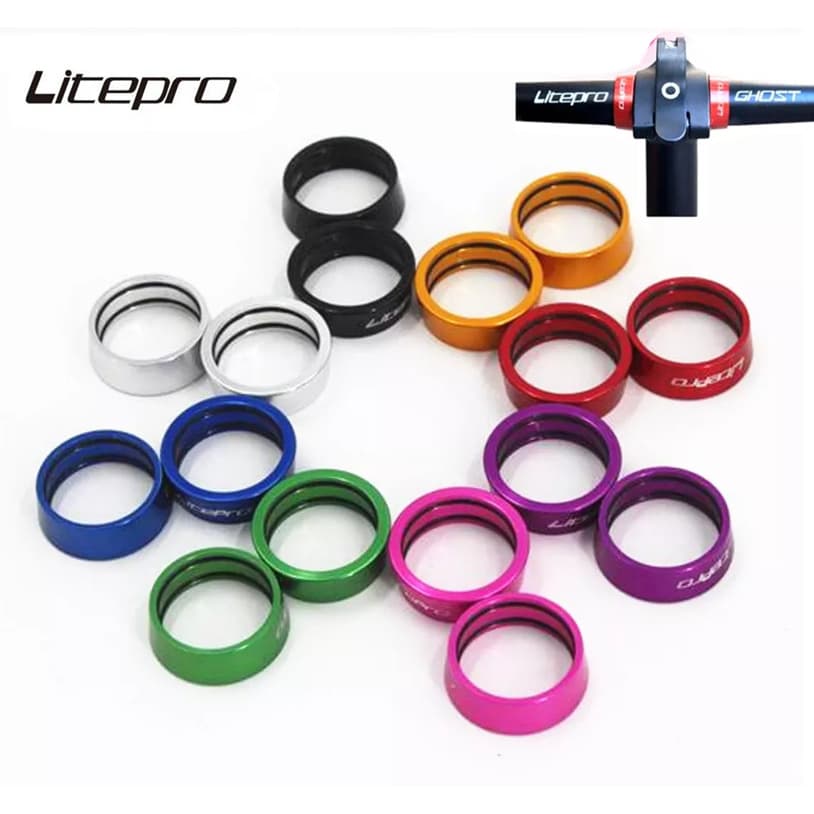 Litepro ปลอกหุ้มแฮนด์จักรยาน 25.4 มม. สําหรับรถจักรยานแบบพับ รูปที่ 1