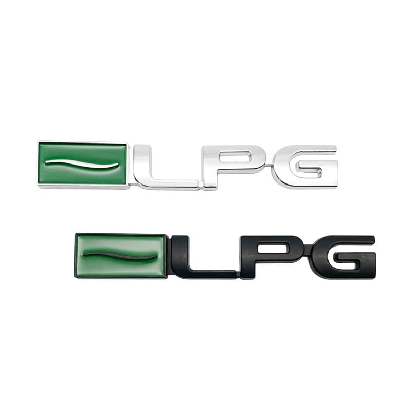 สติกเกอร์ตราสัญลักษณ์ LPG พลาสติก ABS 3D สีดํา เงิน สําหรับติดตกแต่งรถยนต์ Cruze Malibu 1 ชิ้น รูปที่ 4