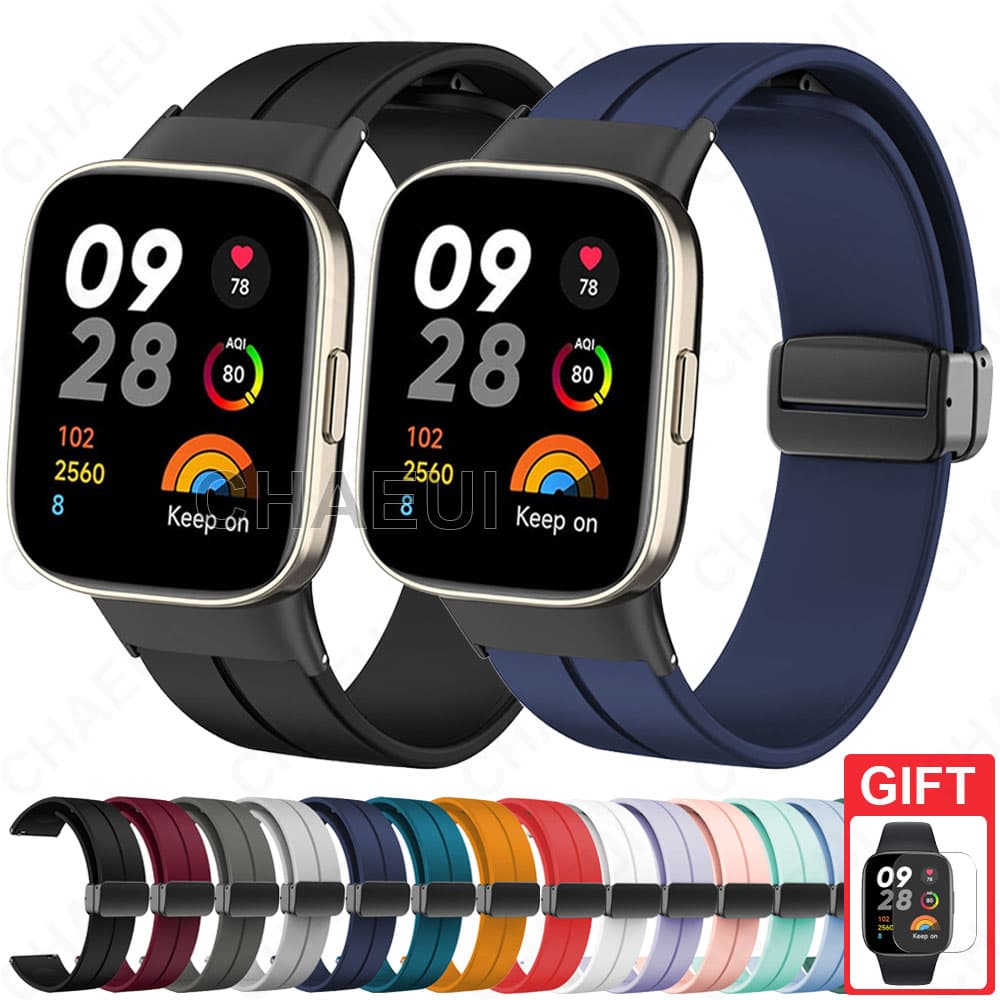 สายนาฬิกาซิลิโคนเปลี่ยนสร้อยข้อมือสําหรับ Redmi Watch 4 3 Active / Redmi Watch 6 5 Active Lite รูปที่ 1