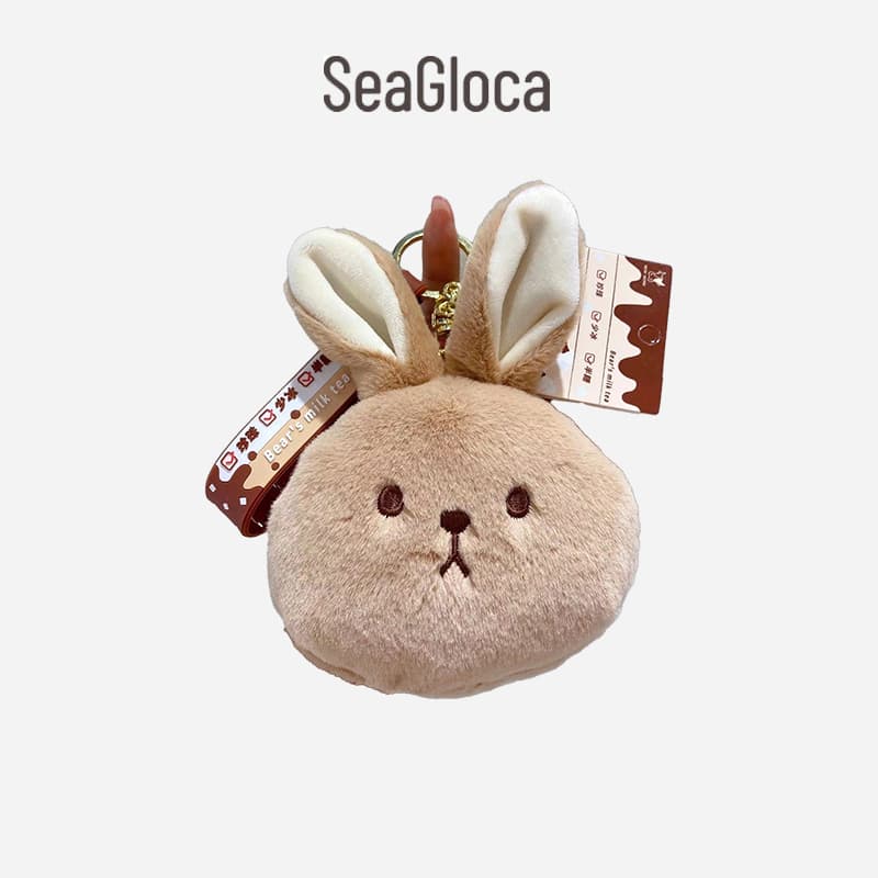Seagloca พวงกุญแจ จี้ตุ๊กตาหมี กระต่ายน่ารัก สร้างสรรค์ สําหรับผู้หญิง No 1556 รูปที่ 1