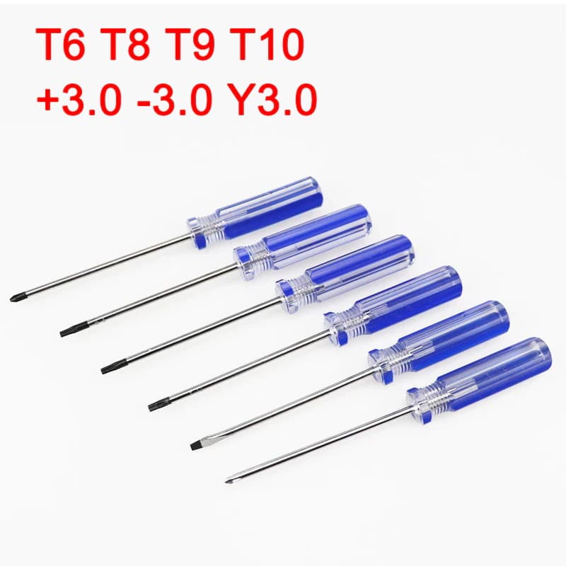 T6 T8 T9 T10 3 มม.Precision ไขควงแม่เหล็กนาฬิกาซ่อมเครื่องมือ Slotted Phillips ไขควงบางซ่อมเครื่องมือมือ รูปที่ 1