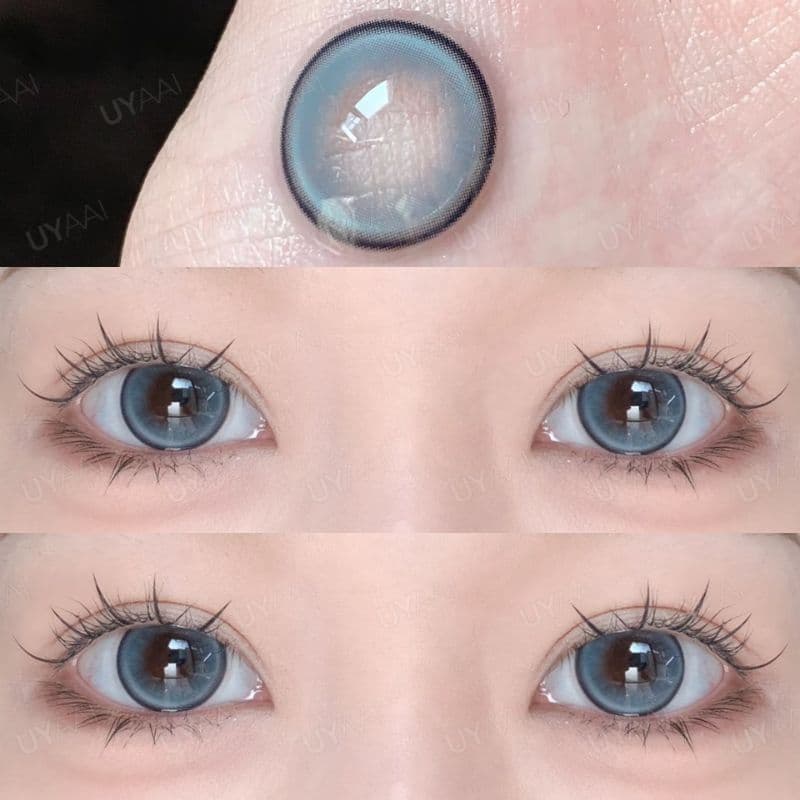 {เกรด -0.00~-5.00} UYAAI คอนแทคเลนส์ สีน้ําตาล ตาโต 14.5 มม.รายเดือนเลนส์ รูปที่ 5