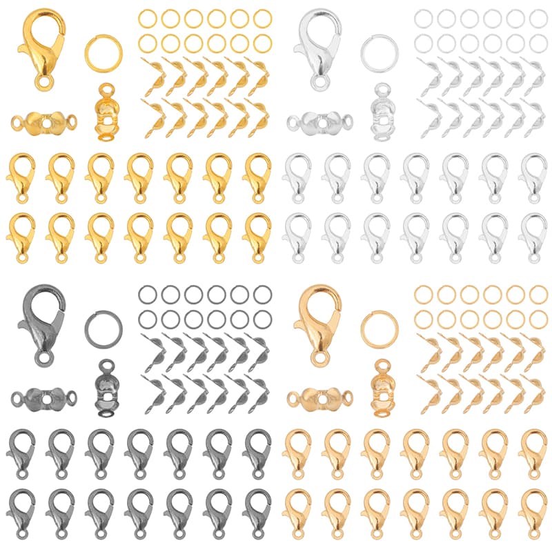 ตะขอก้ามปู สําหรับทําเครื่องประดับ DIY 80 ชิ้น 1 ชุด รูปที่ 8