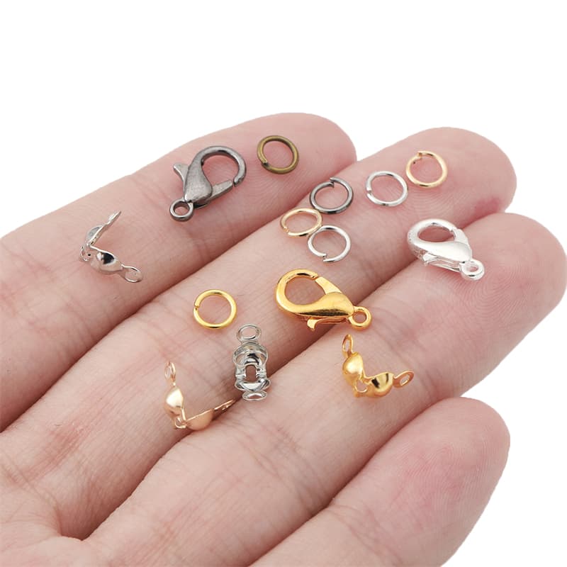 ตะขอก้ามปู สําหรับทําเครื่องประดับ DIY 80 ชิ้น 1 ชุด รูปที่ 3