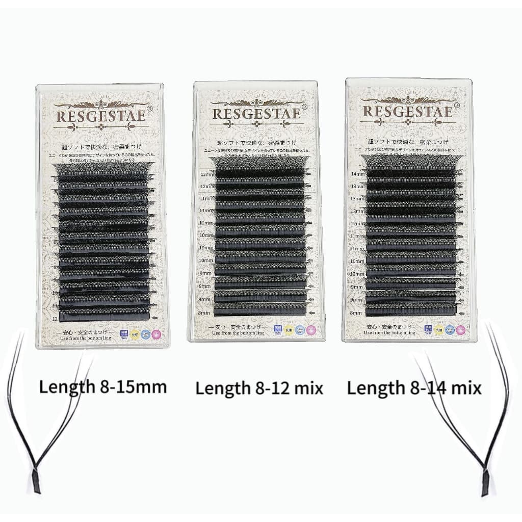 YY ขนตาปลอม 0.07mm ขนตาปลอมธรรมชาติ นุ่ม เบา 8-15mm คุณภาพสูงขนมิงค์ ต่อขนตา รูปที่ 8