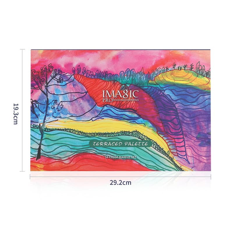 Imagic พาเลทอายแชโดว์ ชิมเมอร์ เนื้อแมตต์ ชิมเมอร์ ไฮไลท์ คอนทัวร์ ติดทนนาน 4 in 1 56 สี รูปที่ 8