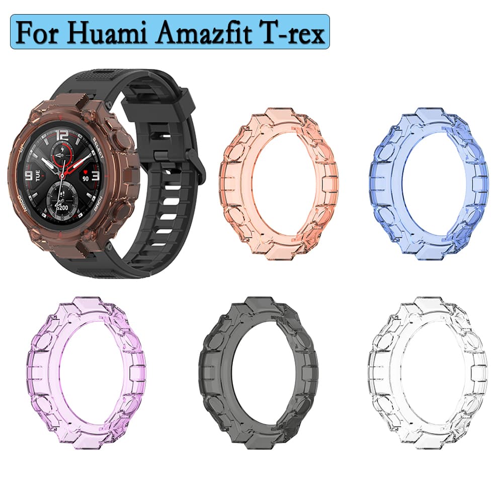 เคสป้องกันหน้าจอ TPU แบบกลวง สําหรับ Huami Amazfit T-rex Smart Watch รูปที่ 1