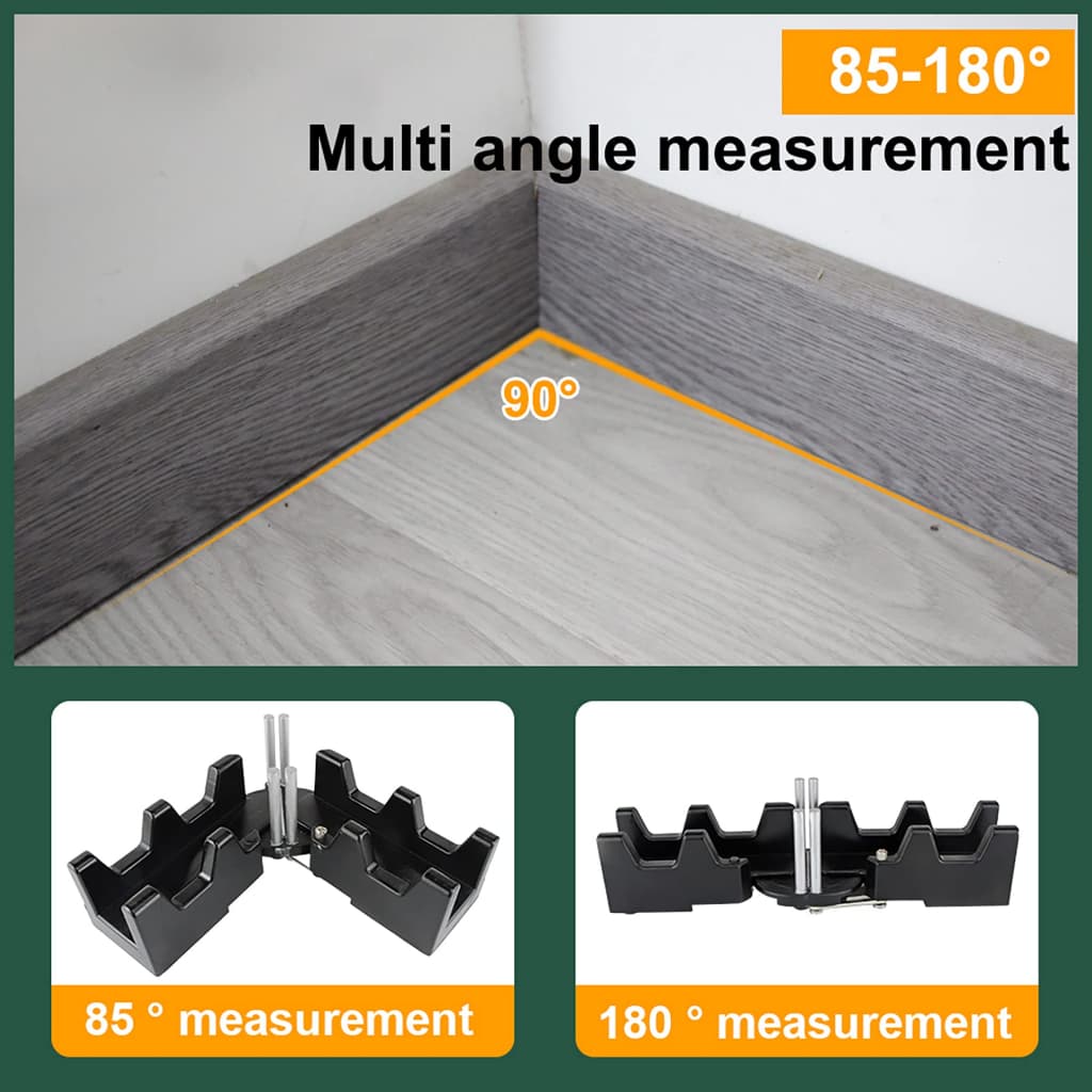 แคลมป์จับมุมเอียง สําหรับงานไม้ แคลมป์วัดมุมไม้ เครื่องมือตัดมุม 2-In-1 Mitre Measuring Cutting Tool Corner Clamp Wood Angle Clamps รูปที่ 5