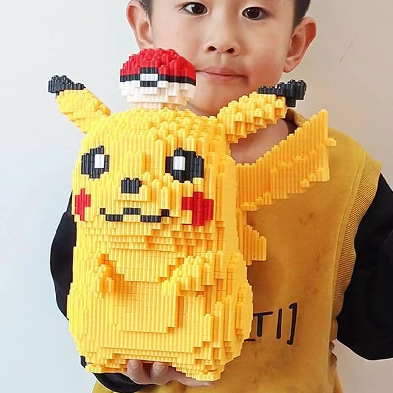 ของเล่นเด็กผู้ชาย ของขวัญ diy labubu ของขวัญเด็กปีใหม่ ไฟคาสึริเล็ก พิกาชู สตาร์เดลล่า มังกรไฟ โดราเอมอน ตัวต่อตัวใหญ่ บล็อกตัวต่อ นาโน บล็อกตัวต่อ รูปปิกาจู ขนาดใหญ่ ของเล่นสําหรับเด็ก และผู้ใหญ่ รูปที่ 5