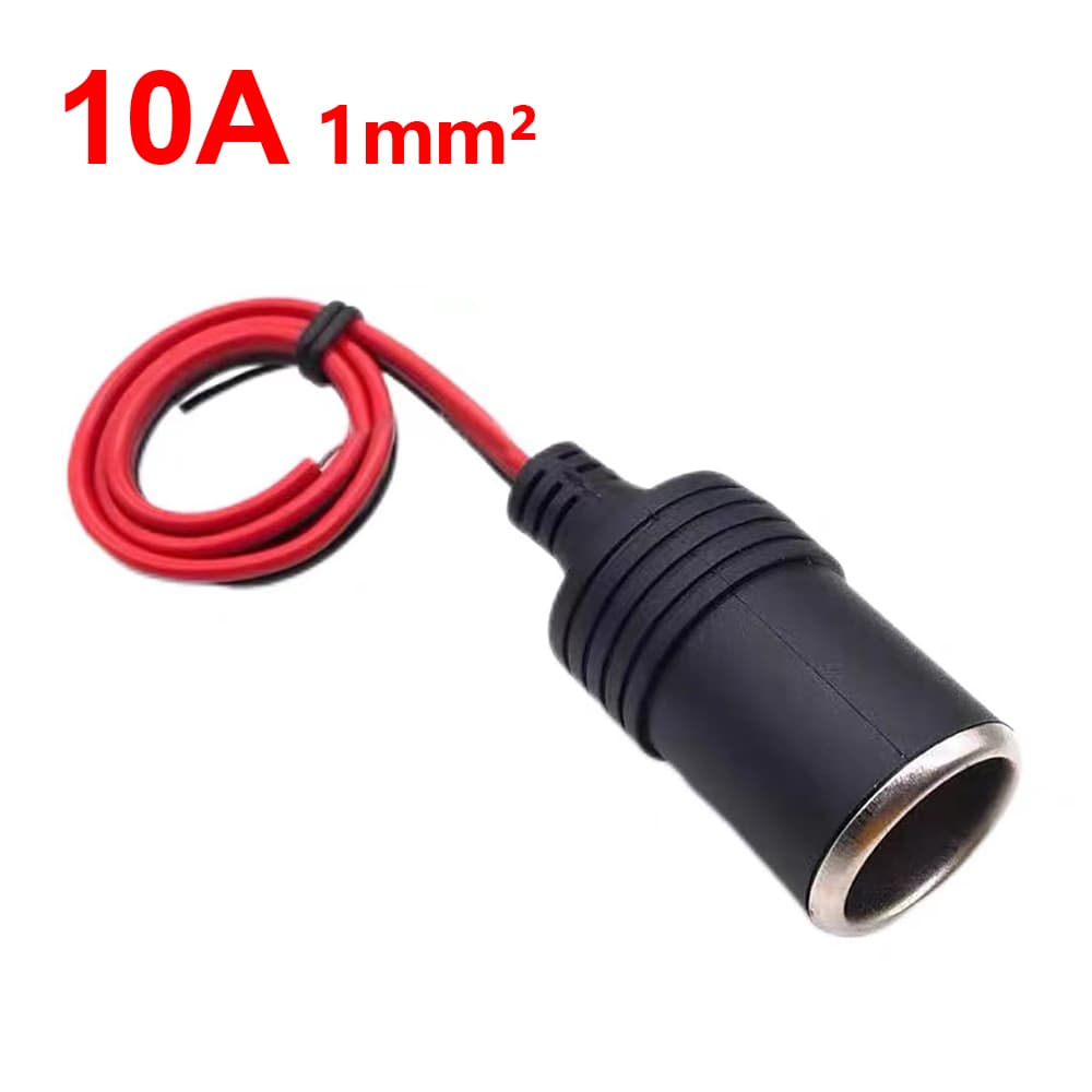 อะแดปเตอร์ซ็อกเก็ตที่จุดในรถยนต์ 12V 24V 10A 15A 20A ตัวเมีย 30 ซม. รูปที่ 9