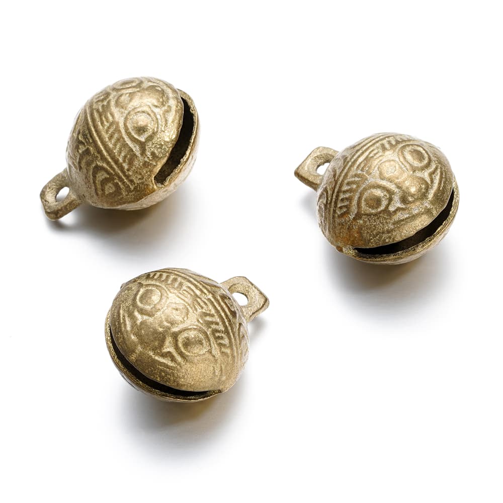 St.kunkka 5 ชิ้น กระดิ่งทองเหลือง และจี้สัตว์เลี้ยง กระดิ่งสุนัขแมวกระดิ่งสีทองเหลือง จี้กระดิ่งทองแดงนําโชคกระดิ่งห้อยคอสัตว์เลี้ยง 100% ไซซ์ SSS-XXL สําหรับสัตว์เลี้ยง สุนัข แมว รูปที่ 5