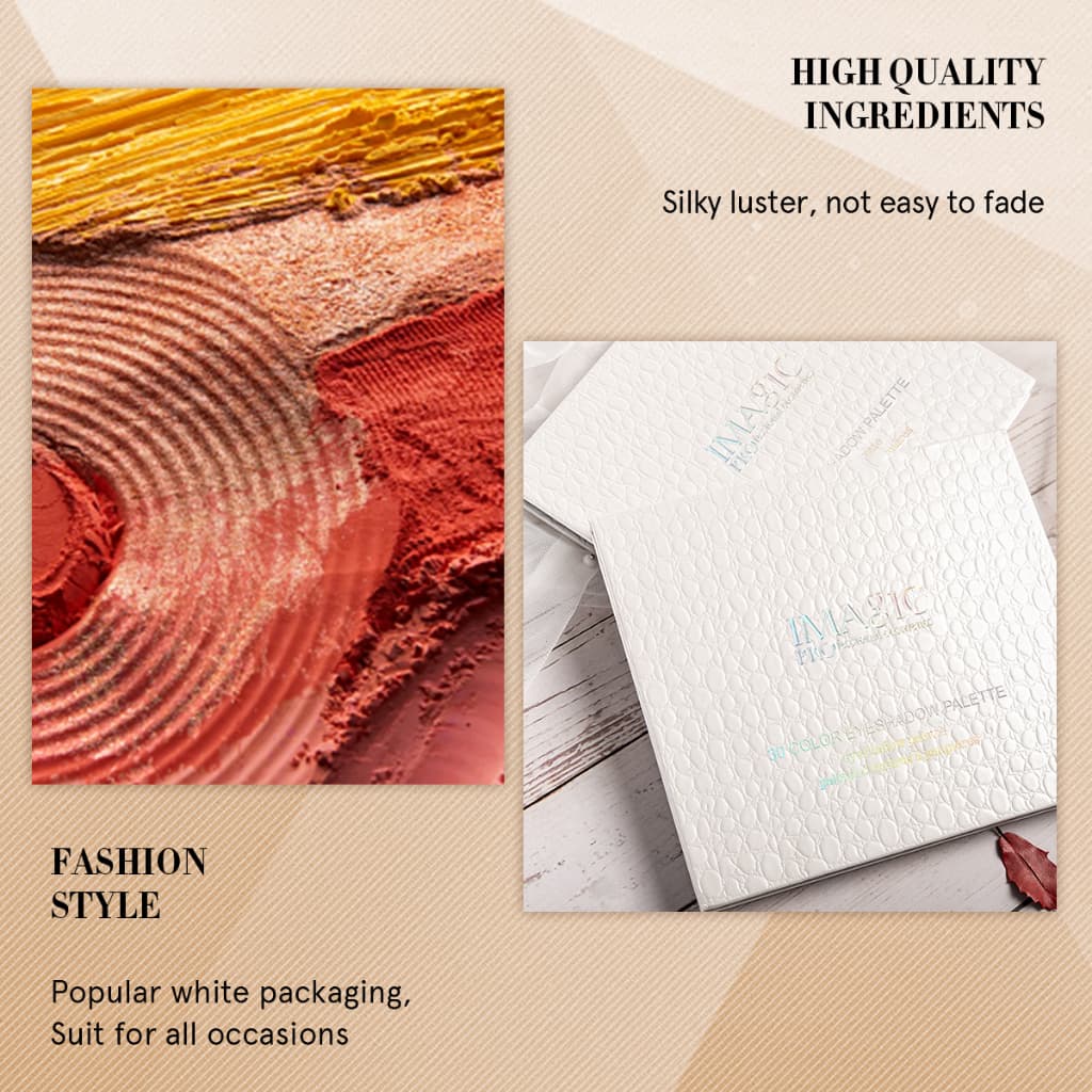 imagic พาเลทอายแชโดว์ 30 สี หลายโทน รูปที่ 5