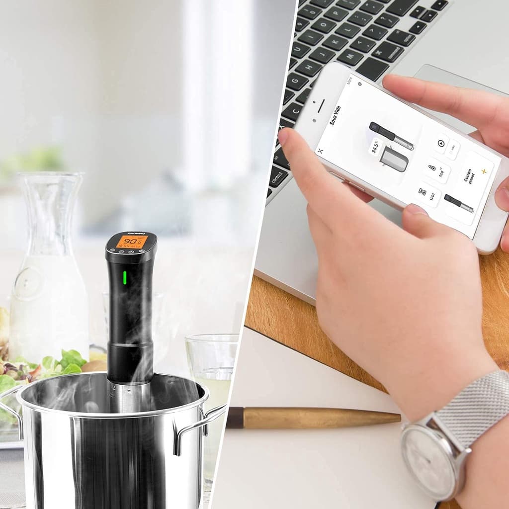 Inkbird ISV-200W เครื่องทําซูวี หม้อหุงข้าวไฟฟ้า ควบคุมผ่านแอพ 1000W รูปที่ 3
