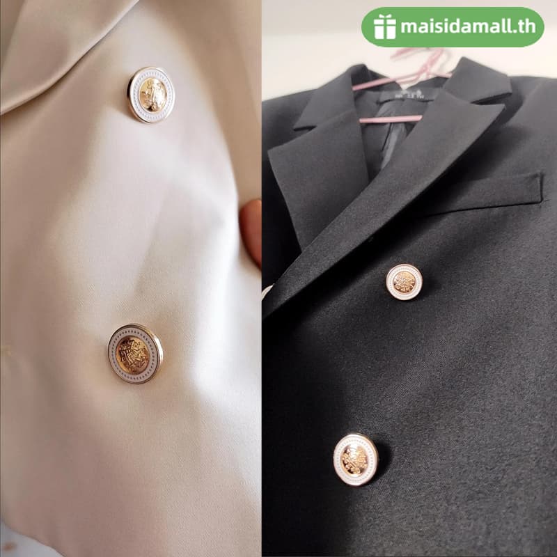 MSD เสื้อสูท ชุดสูทผู้หญิง Blazer สูท สูทแขนยาว 6 สี รูปที่ 9